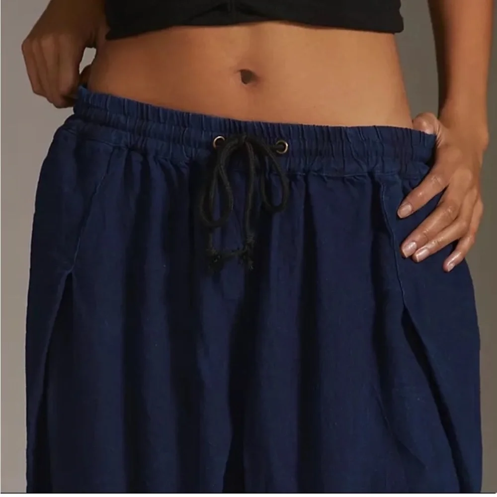 ✨ Anthropologie Drapey Harem Pants Sz S - Picture 5 of 7